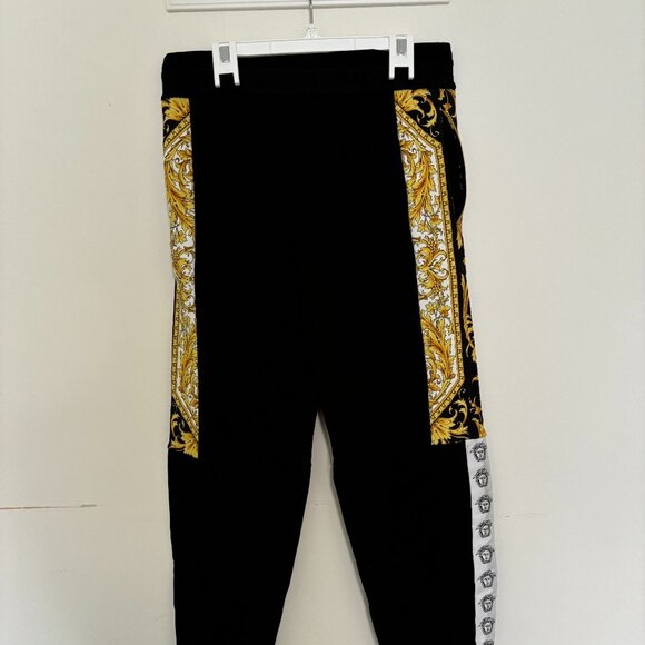 Versace Barocco Logo Sweatpants, Size Medium - Picture 5 of 13
